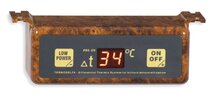 Electronic thermostat for billiards tables wood-look